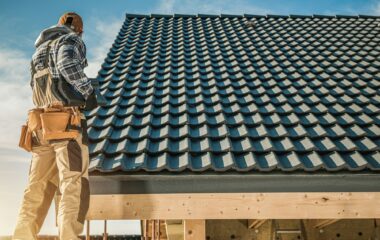 Tile Roofing Worker